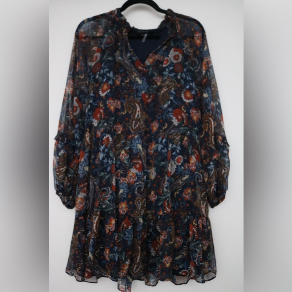 NWT-1 State Chiffon Dress- size Medium - Picture 4 of 9
